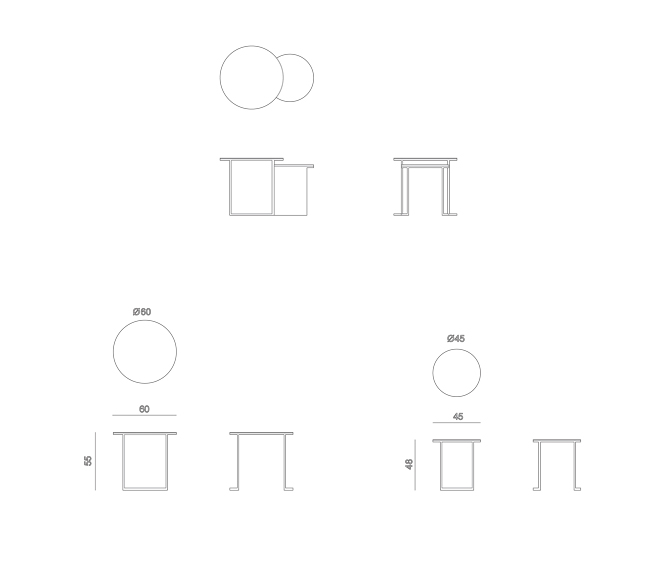 mezanino lateral redonda;