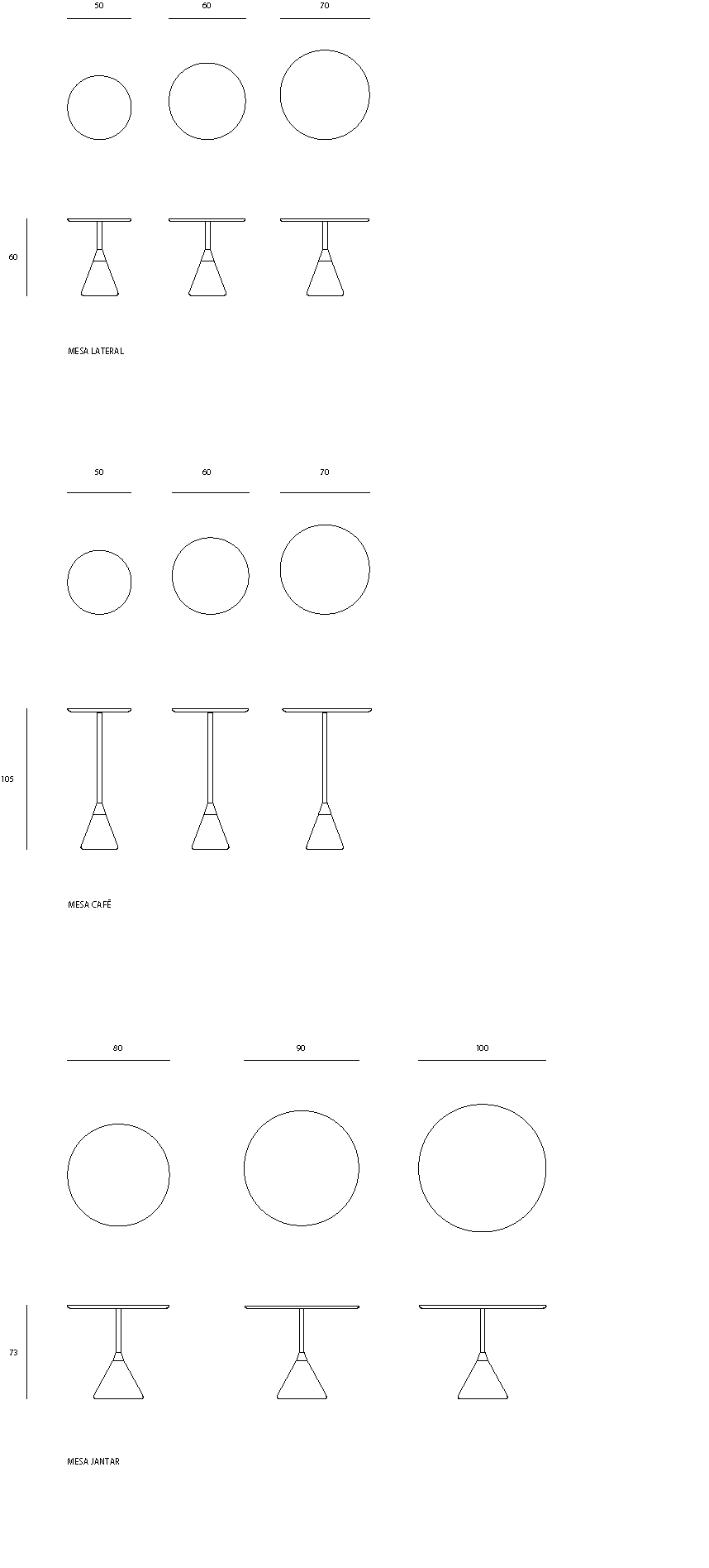 carretel área externa;