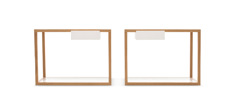 mesa de cabeceira mínima